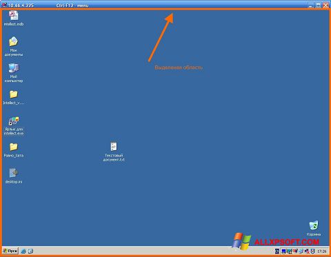 Скріншот Radmin для Windows XP
