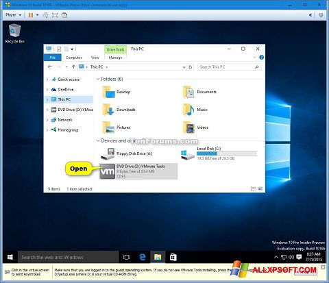 Скріншот Virtual CD для Windows XP